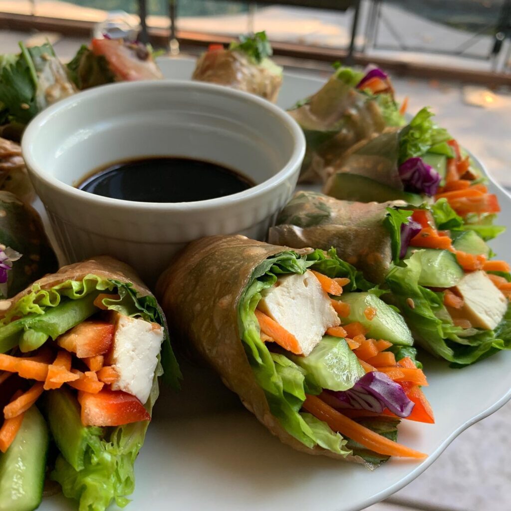 Fresh Spring Rolls with Best Sauce (VIDEO) 