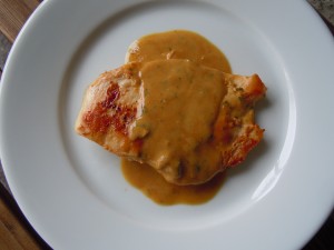 Chickenwith Mustard Cream Sauce and Tarragon 014
