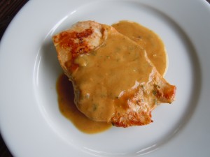 Chickenwith Mustard Cream Sauce and Tarragon 018