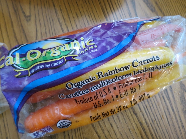 Nutmeg Notebook Organic Rainbow Carrots