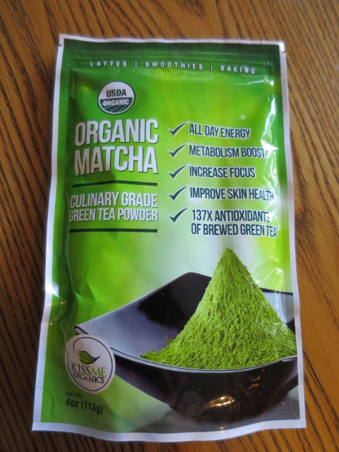 Organice Matcha from Kiss Me Organics Nutmeg Notebook