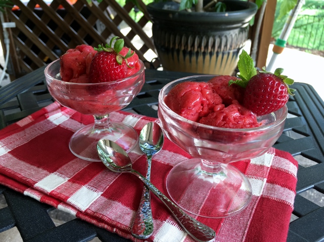 Fresh Homemade Strawberry Ice Cream Nutmeg Notebook