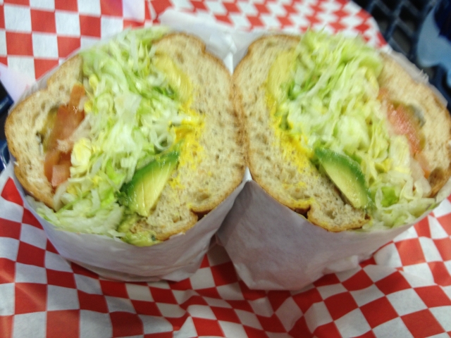 Grinders veggie sandwich