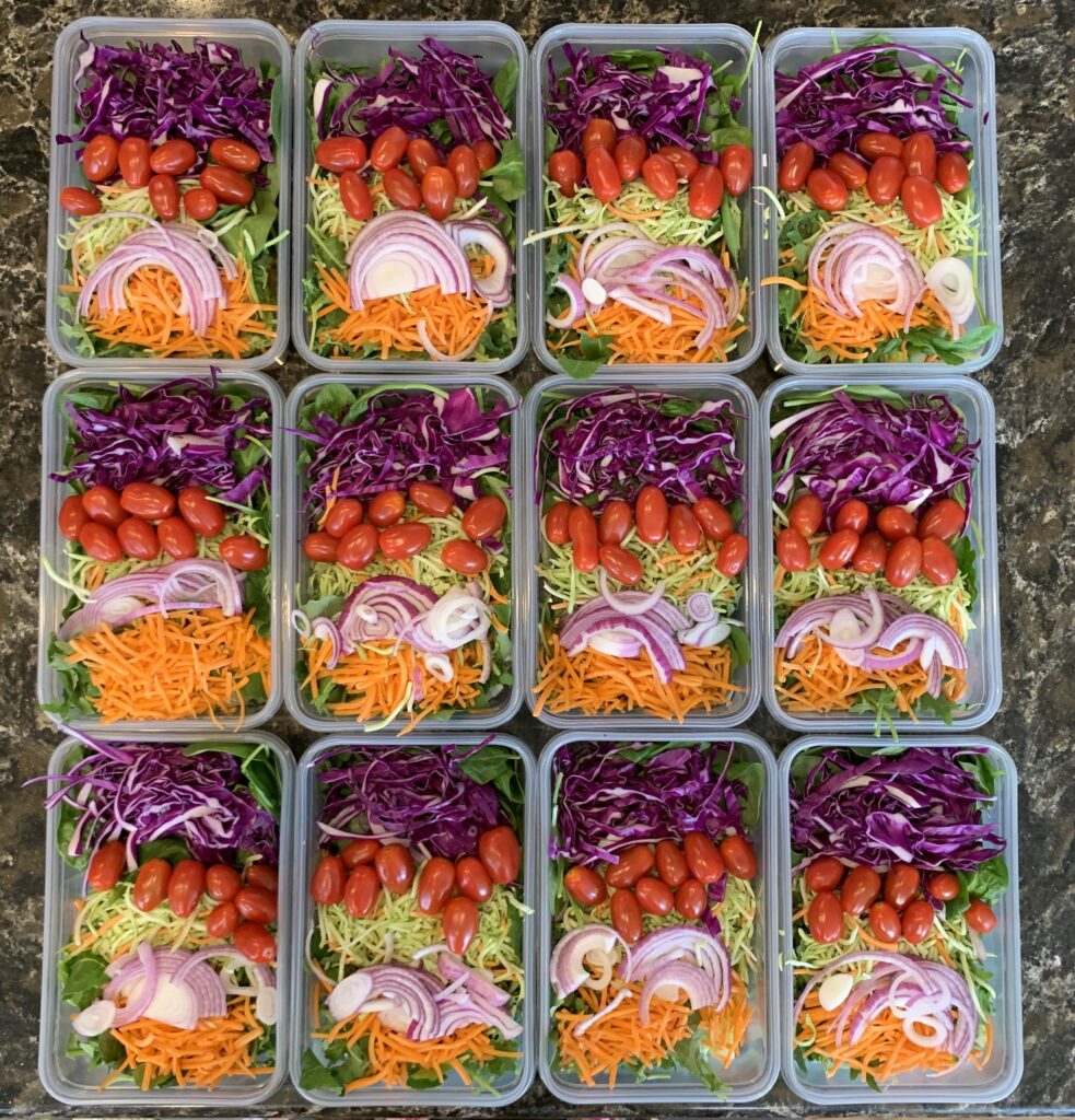 Speedy Salad Batch Prep - Nutmeg Notebook