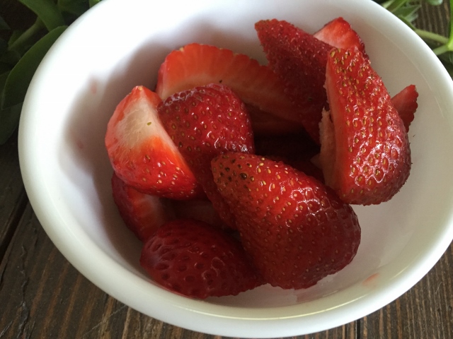 Fresh Organic Strawberries Nutmeg Notebook