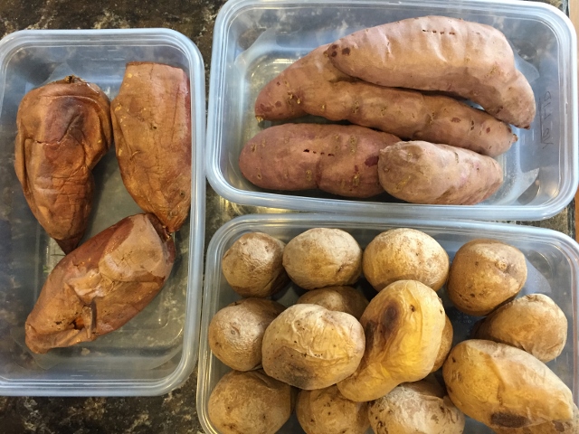 Three kinds of potatoes. Nutmeg Notebook