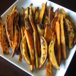 Lemons, sweet potato fries chipotle sloppy joes 012