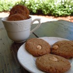 Almond Butter White Chocolate Chip Cookies