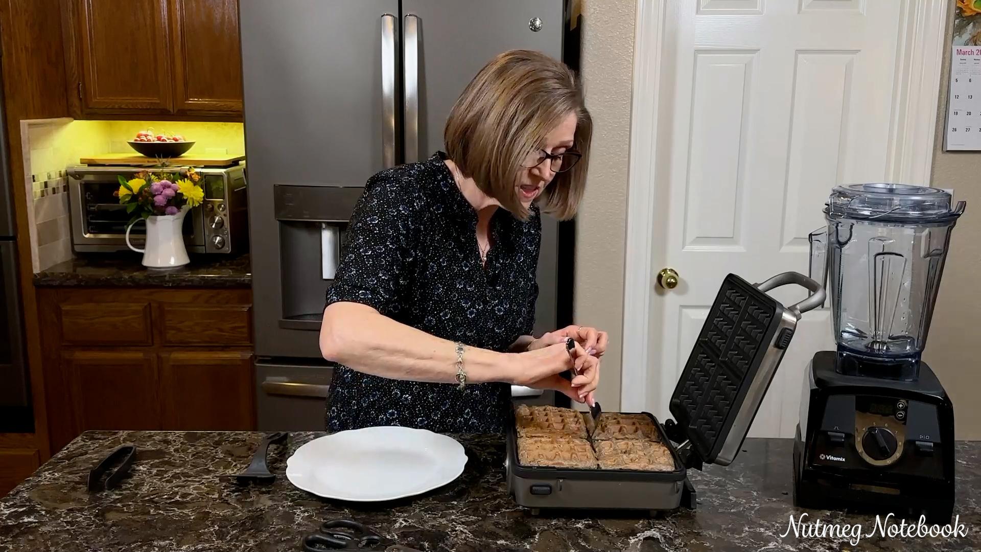 Blender Oat Waffles Gluten Free Dairy Free Nutmeg Notebook