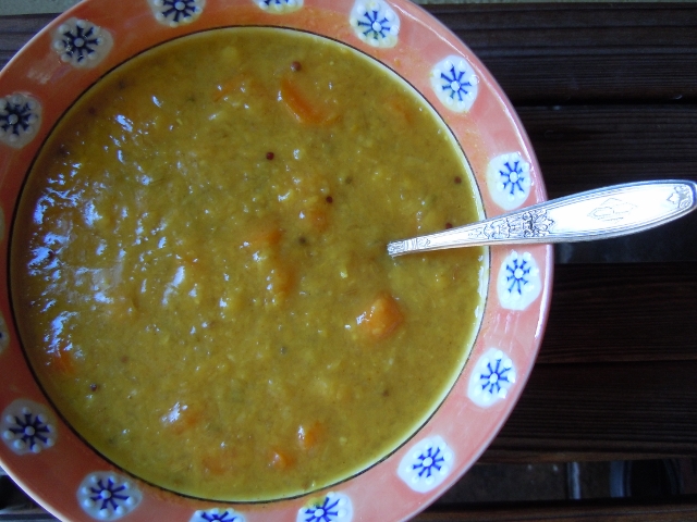Curried Split Peas Soup