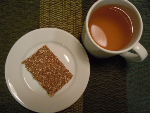 Green Tea & Flax Seed Cracker
