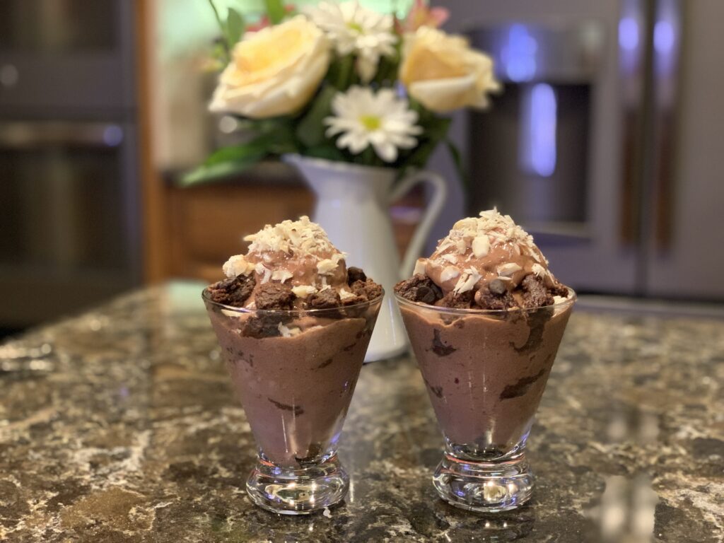 Tipsy (or not) Brownie Parfaits - Simply Sated