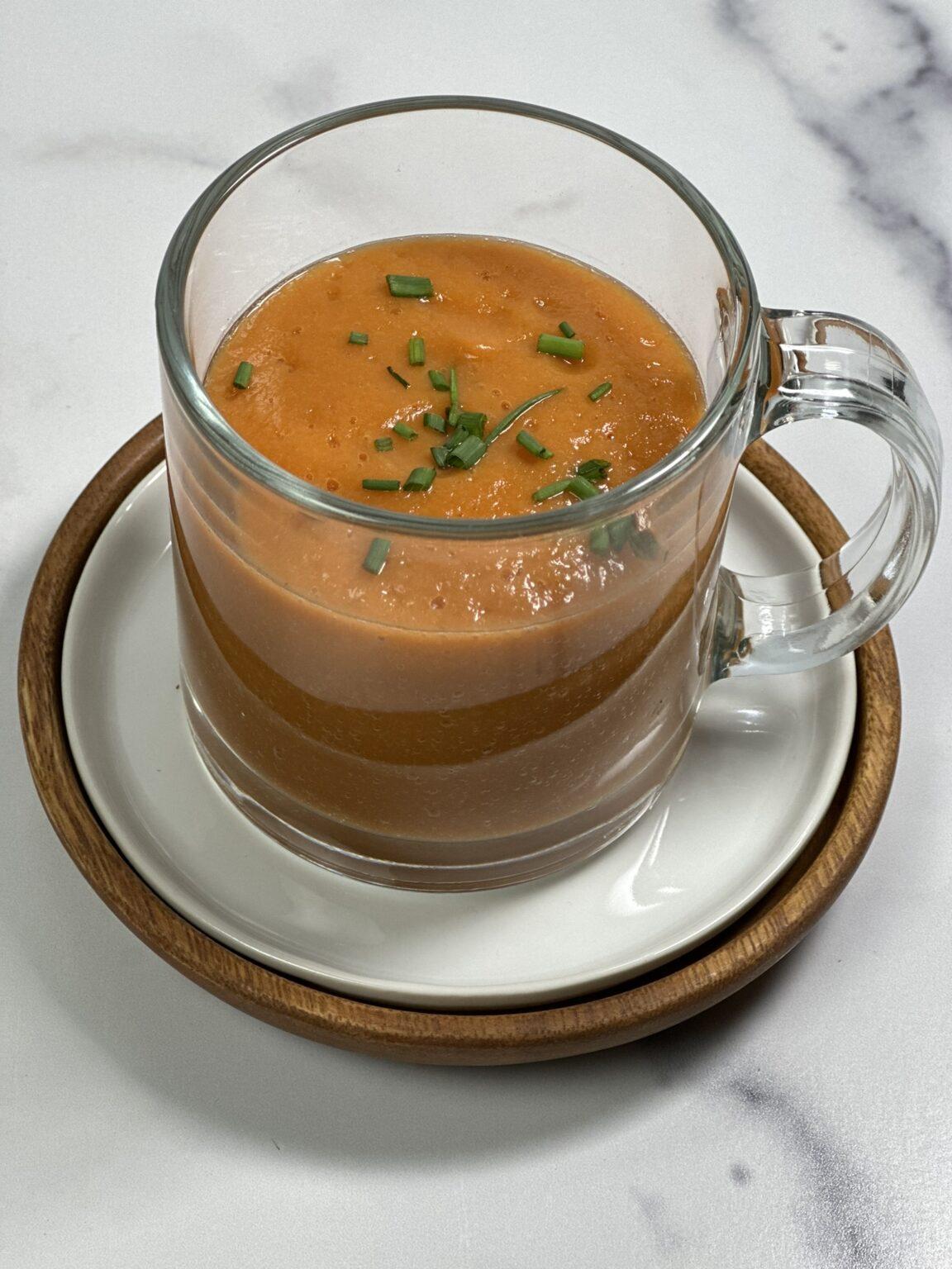 Carrot Ginger Soup Vitamix Nutmeg Notebook