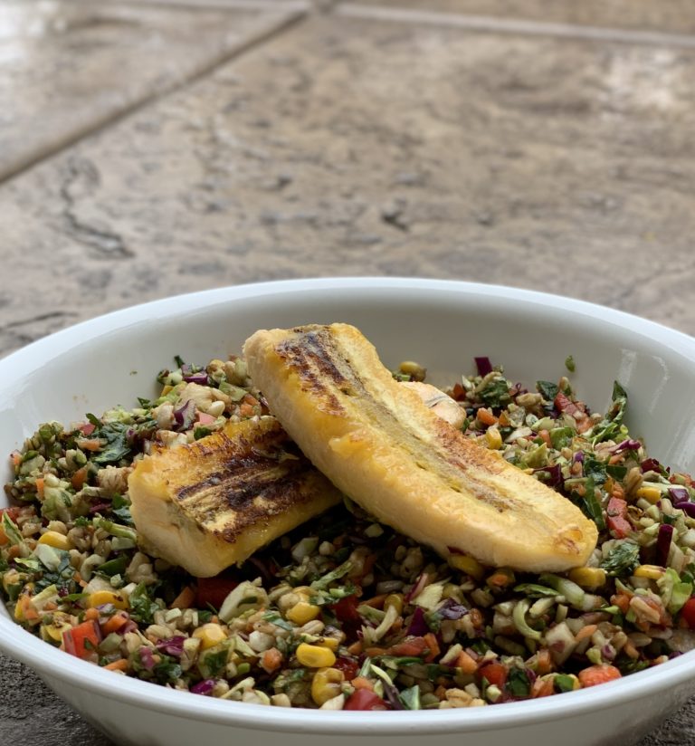 How To Make A Chopped Salad Using A Holland Wood Bowl Nutmeg Notebook