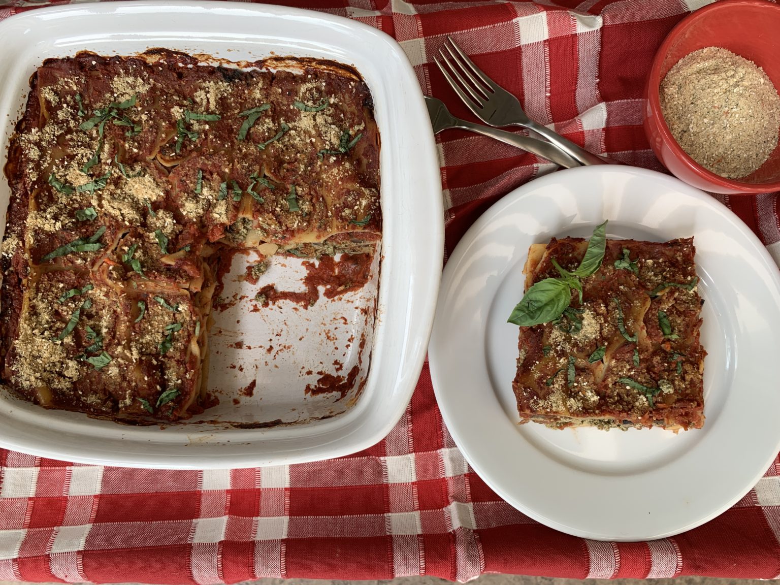 Mushroom Spinach Lasagna Vegan Nutmeg Notebook