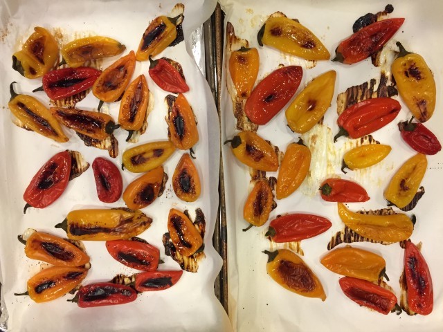 Oven Roasted Sweet Mini Peppers Nutmeg Notebook