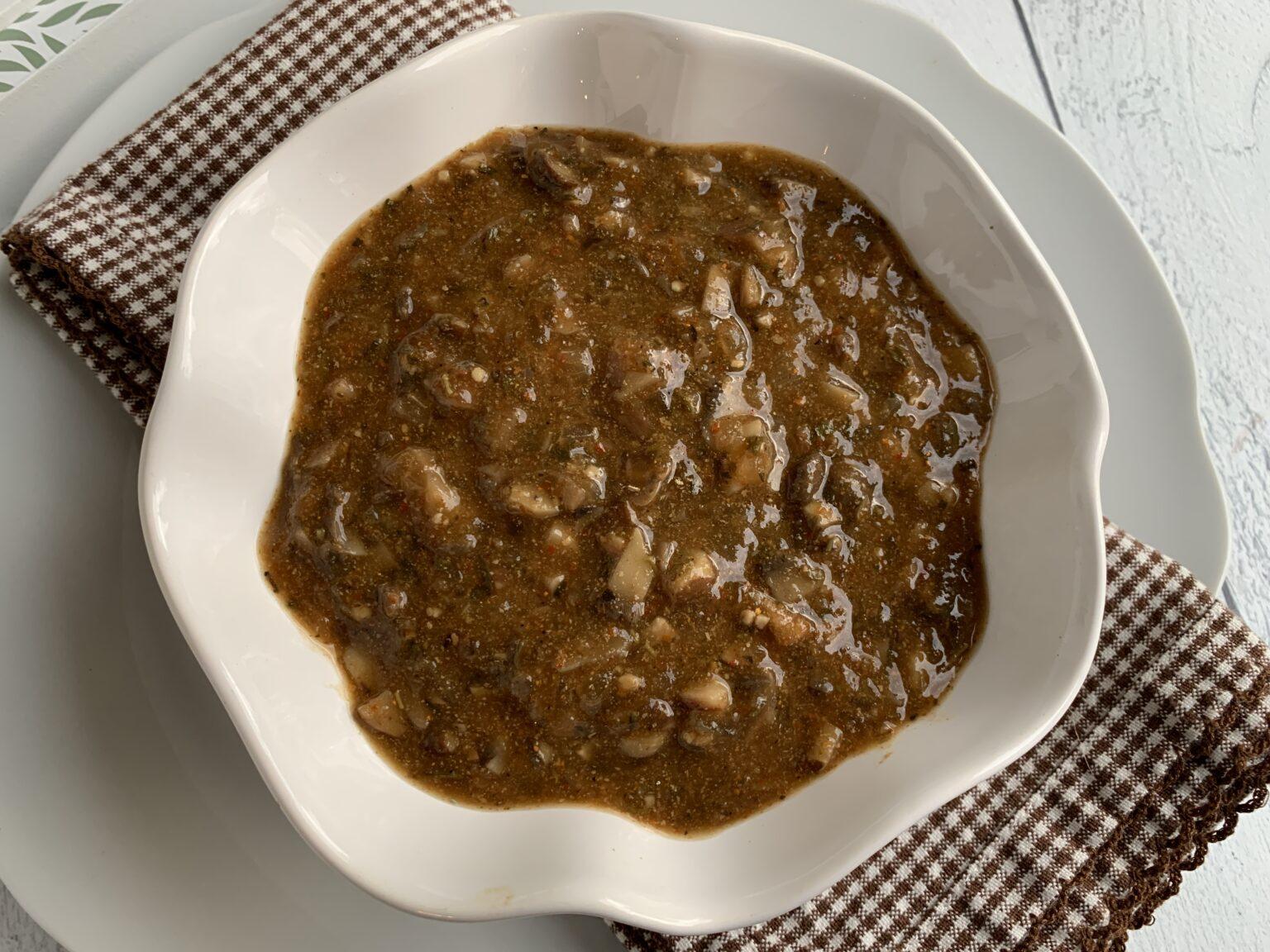 Vegan Mushroom Gravy (Oil Free) Nutmeg Notebook