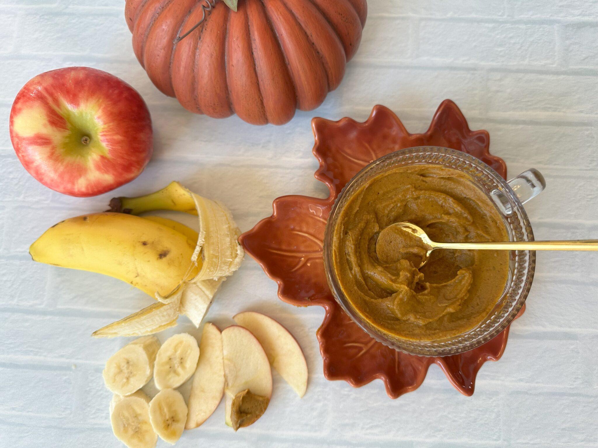Pumpkin Peanut Butter Dip Nutmeg Notebook