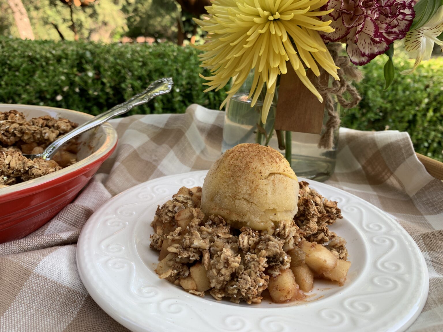 Apple Oat Crisp Vegan/GF Nutmeg Notebook