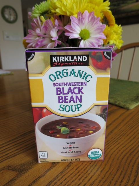 Kirkland Organic Black Bean Soup Nutmeg Notebook