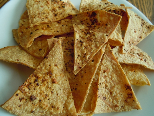 Home made tortilla chips